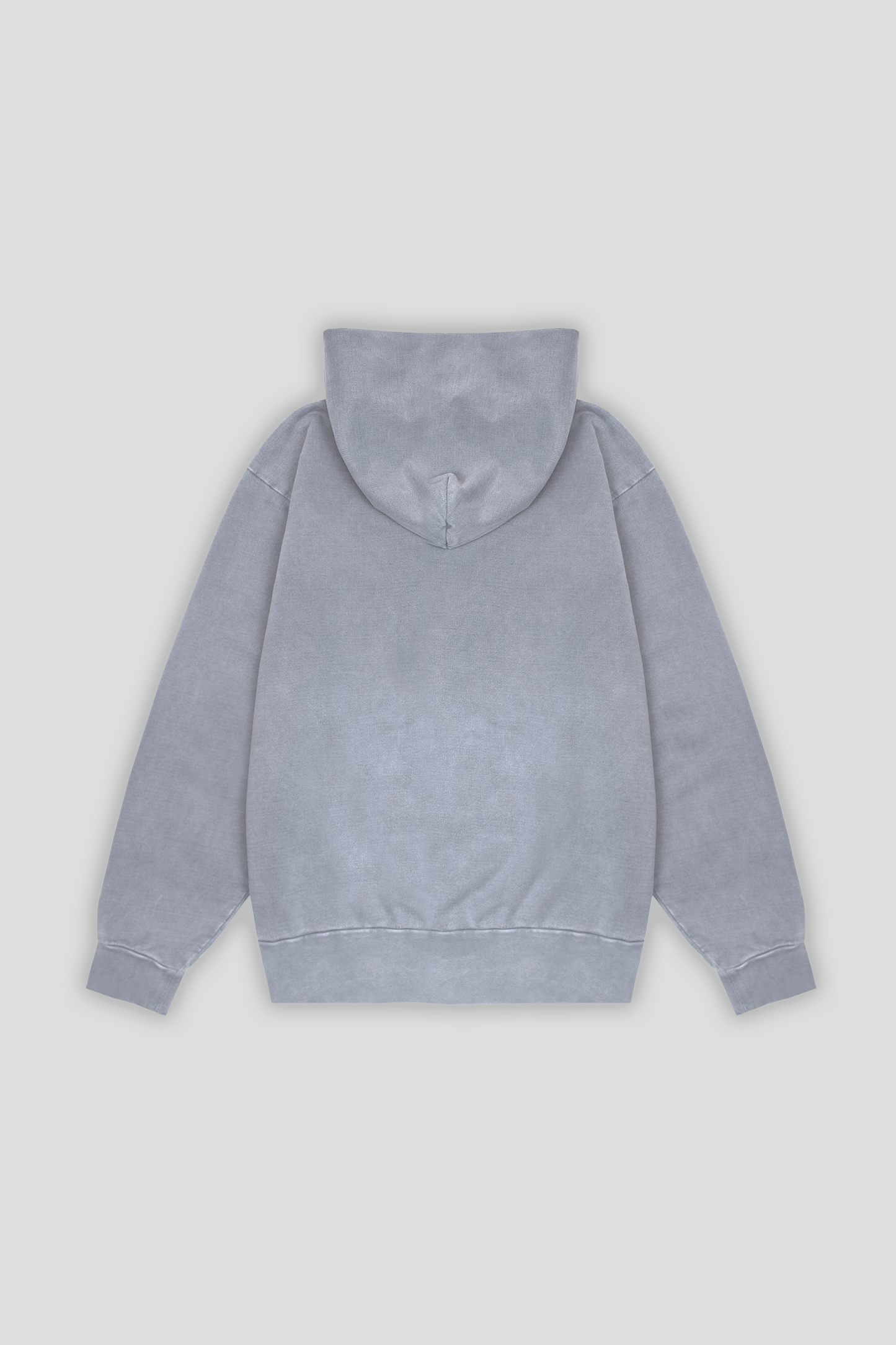 Washed Pullover Hoodie Steel 1252 - SIMPLUSH