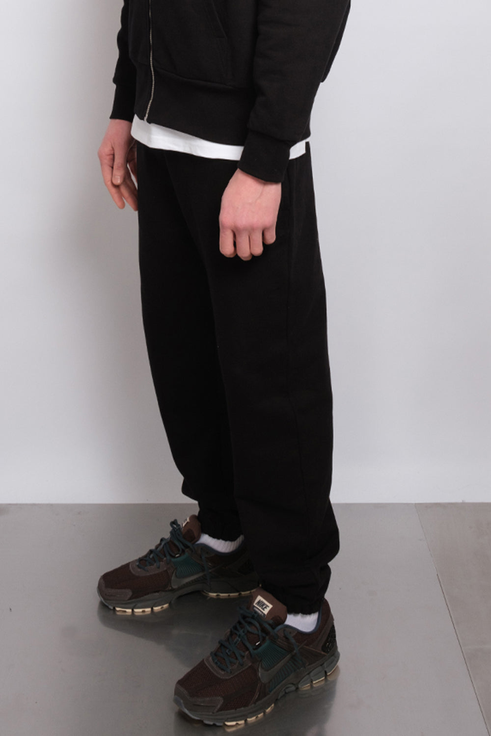Elasticated Hem Jogger Black 1203 - SIMPLUSH