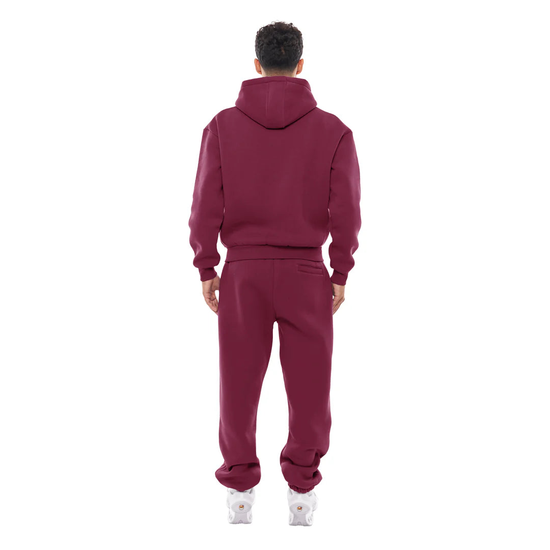 SWEATSUIT (CUFFED) RICH RED