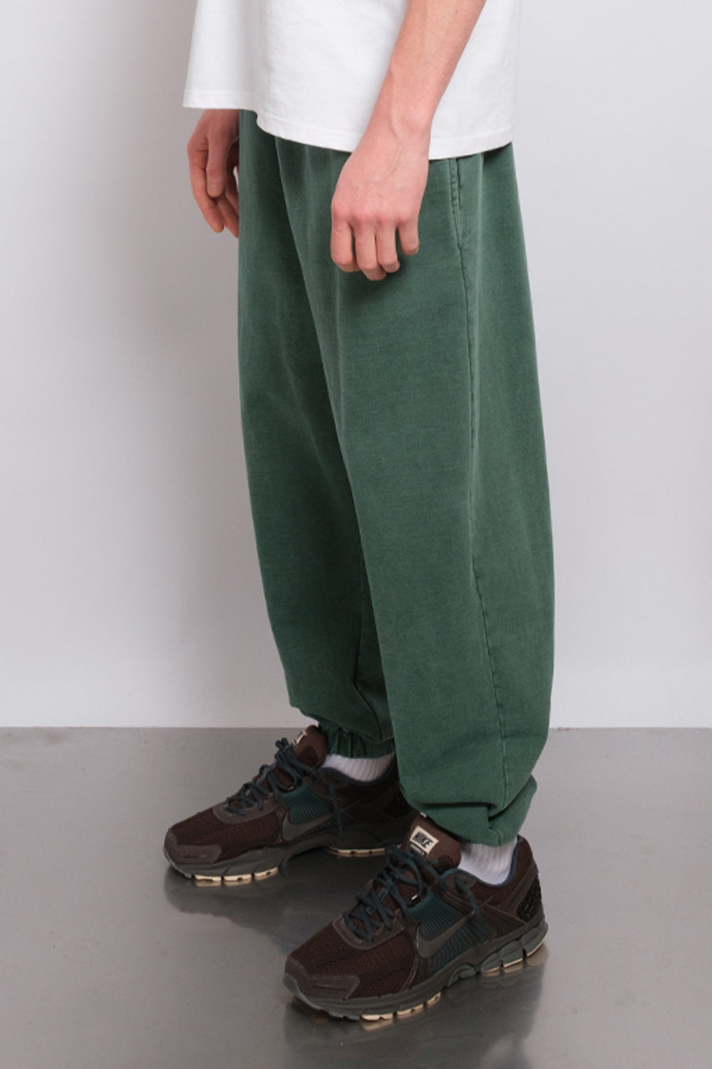 Washed Elasticated Hem Jogger Forest 1206 - SIMPLUSH
