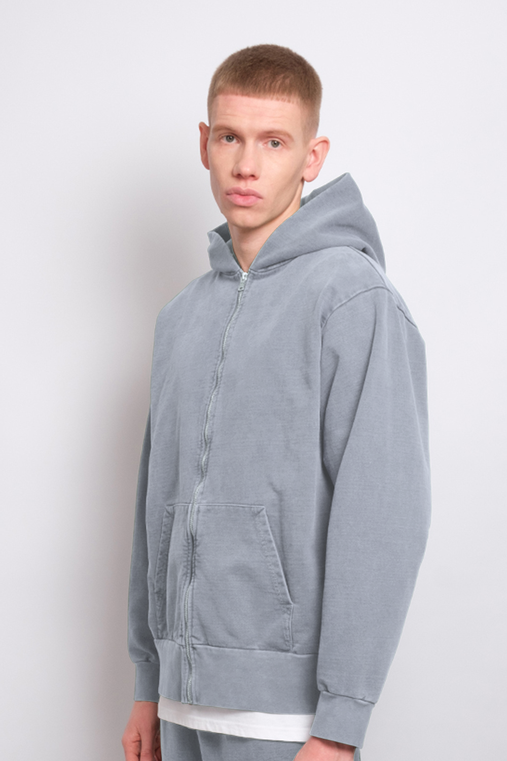 Zip Hoodie Steel 1006 - SIMPLUSH