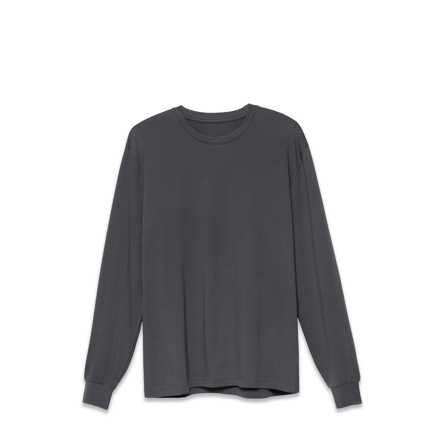 Ribbed Cuff T-shirt Long Sleeve Slate 1357 - SIMPLUSH
