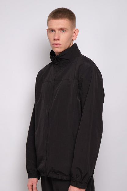 Nylon Tracksuit Top Black 1651 - SIMPLUSH