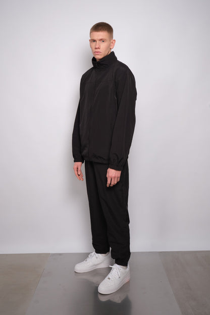 Nylon Tracksuit Top Black 1651 - SIMPLUSH