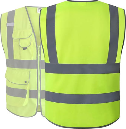 High Visibility Reflective Safety Vest 1903