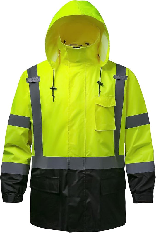Reflective Safety Rain Jacket 1904