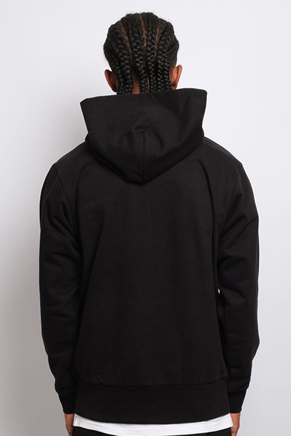 Pullover Hoodie Black 1251 - SIMPLUSH