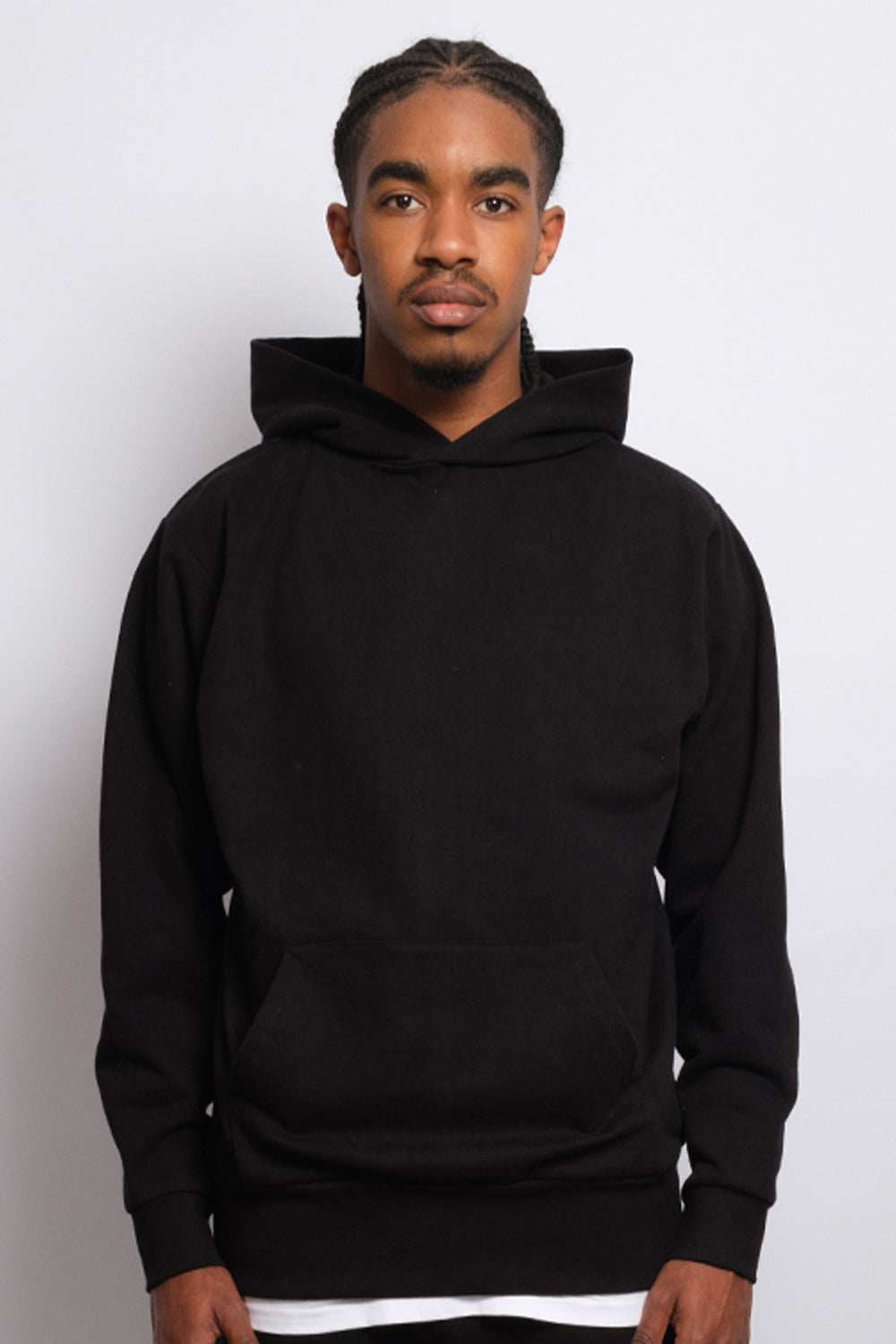 Pullover Hoodie Black 1251 - SIMPLUSH