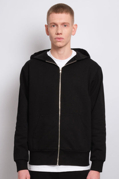 Zip Hoodie Black 1004 - SIMPLUSH