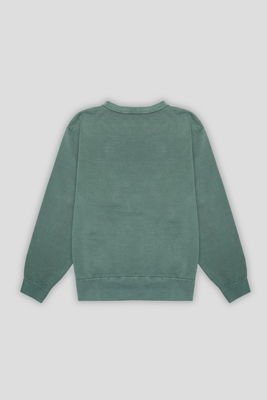 Washed Crewneck Forest 1052 - SIMPLUSH