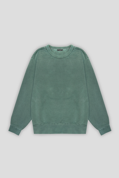 Washed Crewneck Forest 1052 - SIMPLUSH