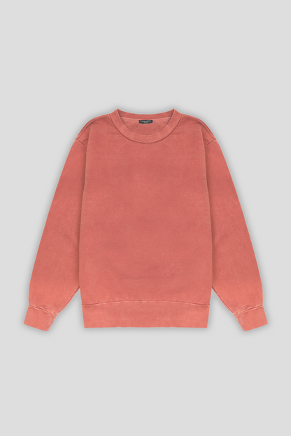 Washed Crewneck Rust 1054 - SIMPLUSH