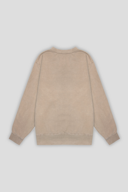 Washed Crewneck Sand 1053 - SIMPLUSH