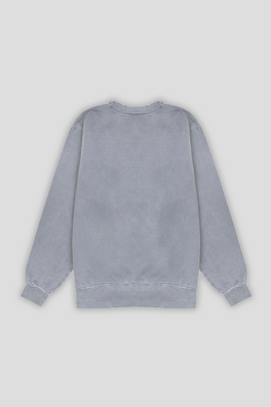 Washed Crewneck Steel 1055 - SIMPLUSH