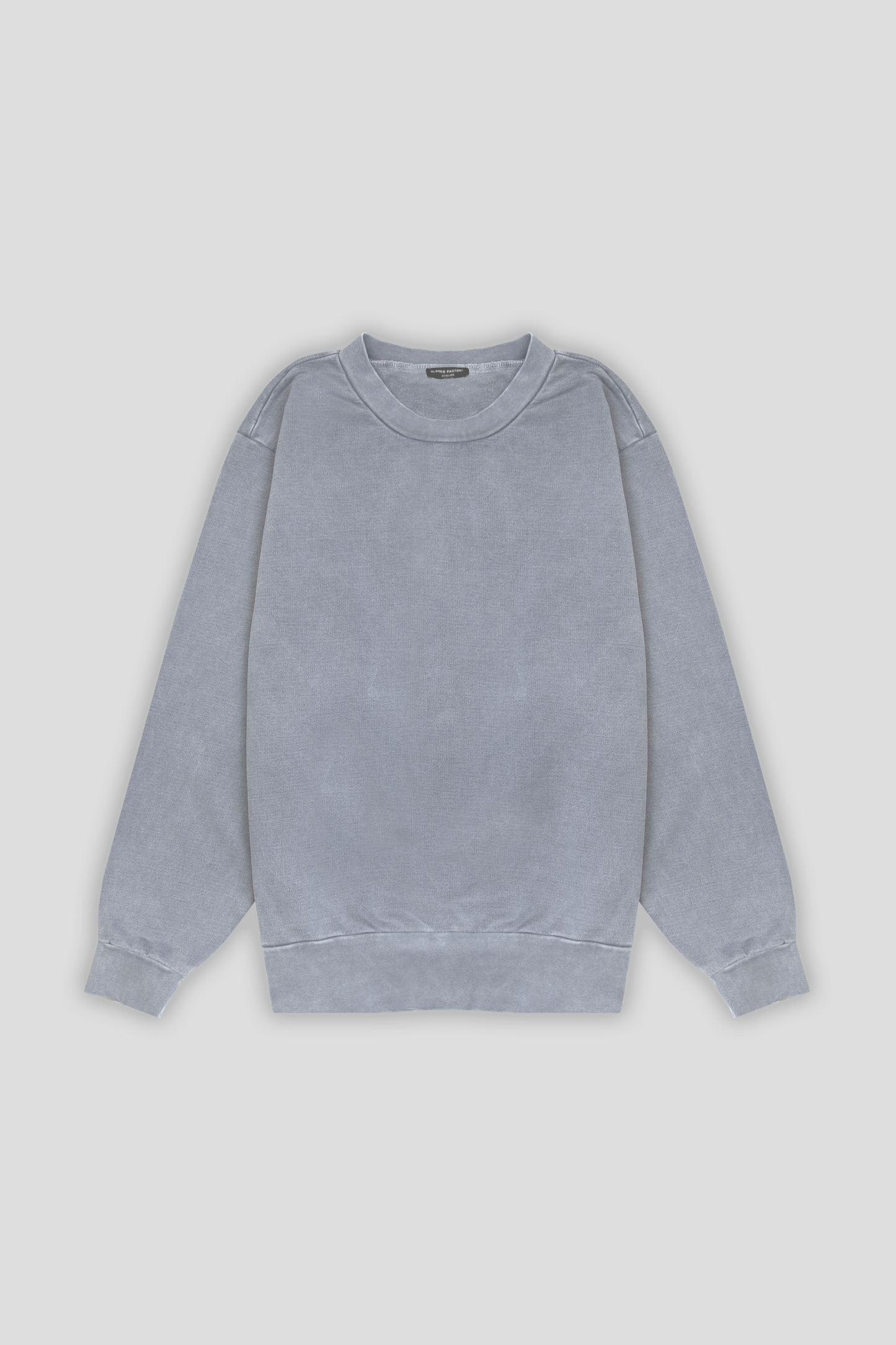 Washed Crewneck Steel 1055 - SIMPLUSH