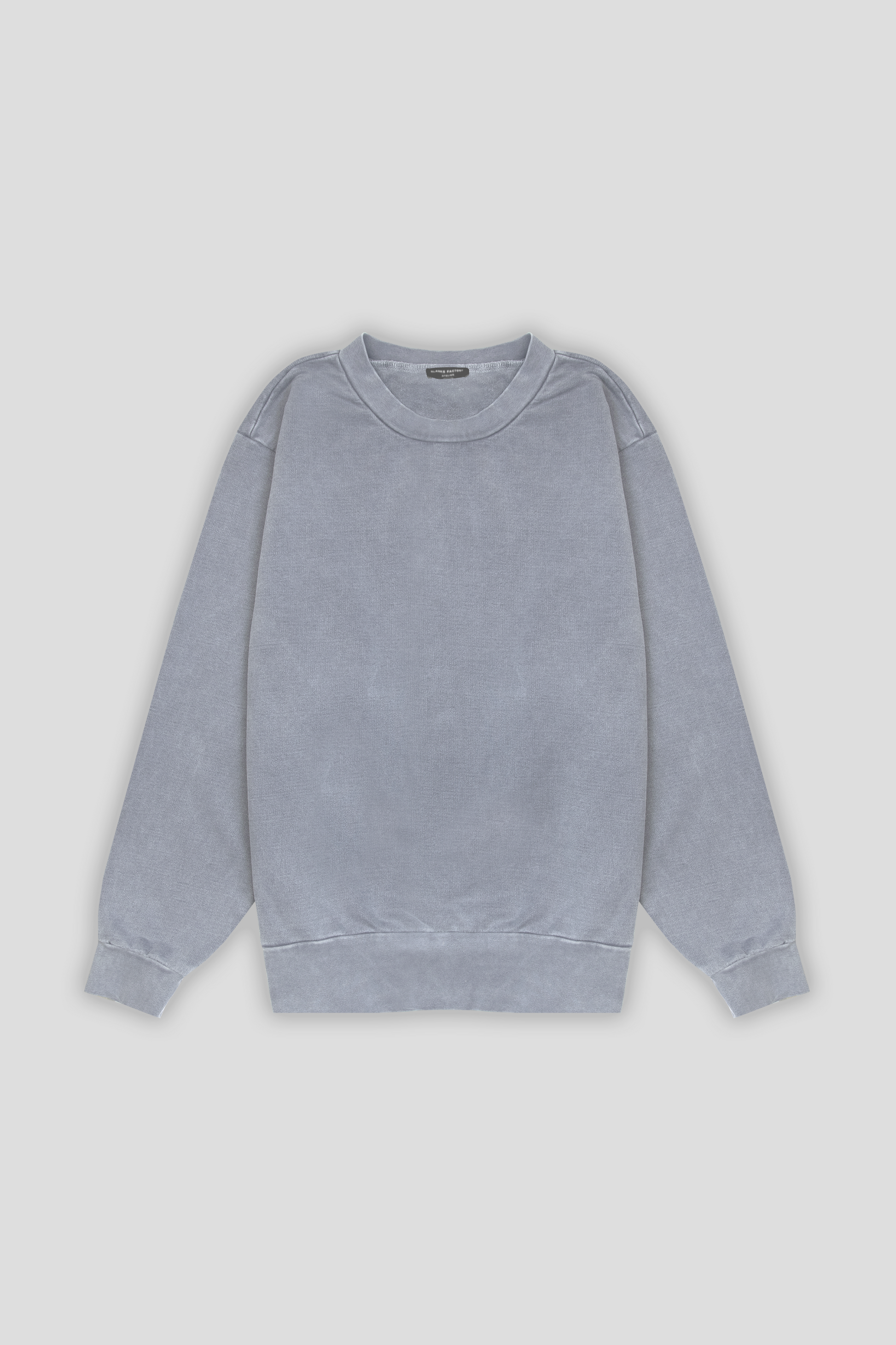 Washed Crewneck Steel 1055 - SIMPLUSH