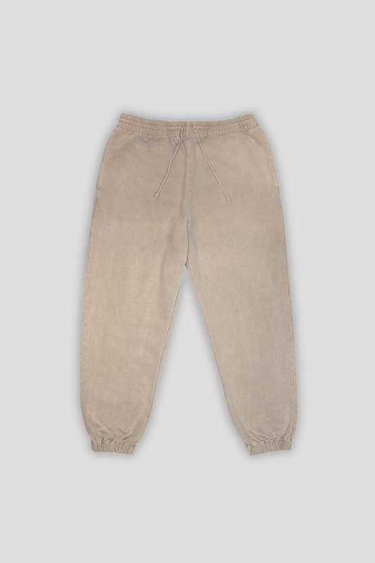 Washed Elasticated Hem Jogger Sand 1205 - SIMPLUSH