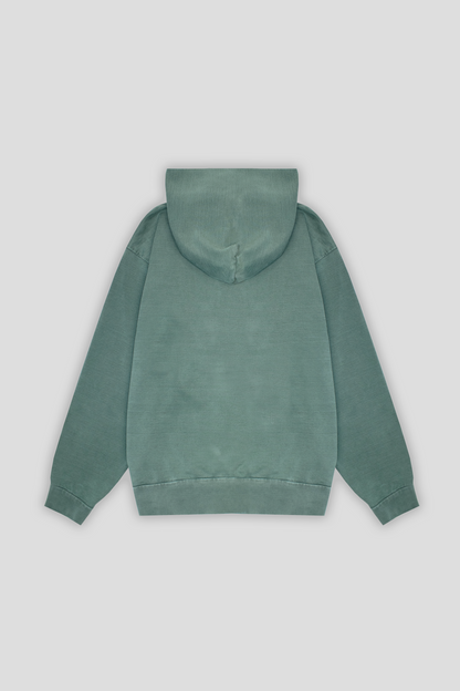 Washed Pullover Hoodie Forest 1255 - SIMPLUSH