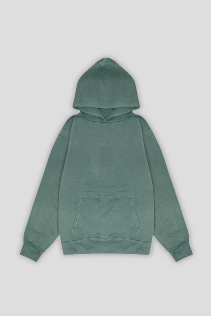 Washed Pullover Hoodie Forest 1255 - SIMPLUSH