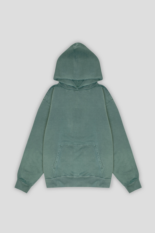 Washed Pullover Hoodie Forest 1255 - SIMPLUSH
