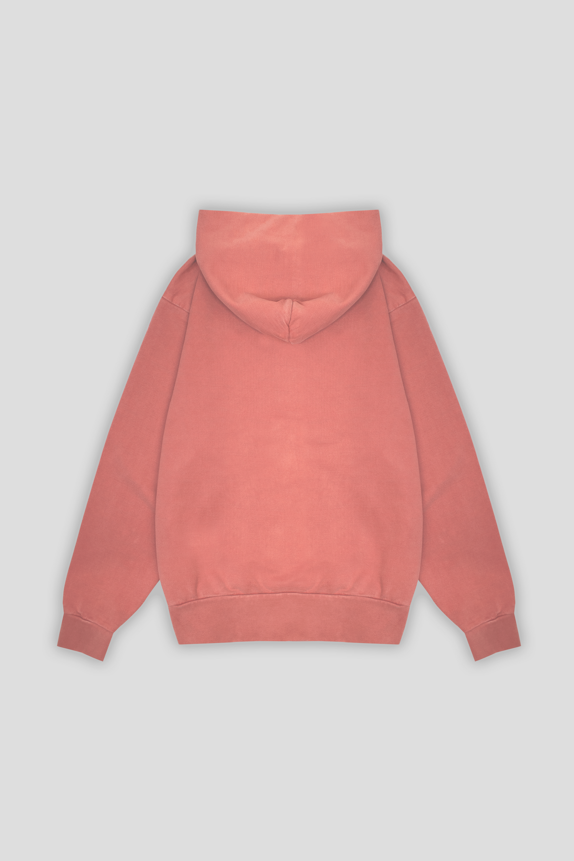 Washed Pullover Hoodie Rust 1253 - SIMPLUSH