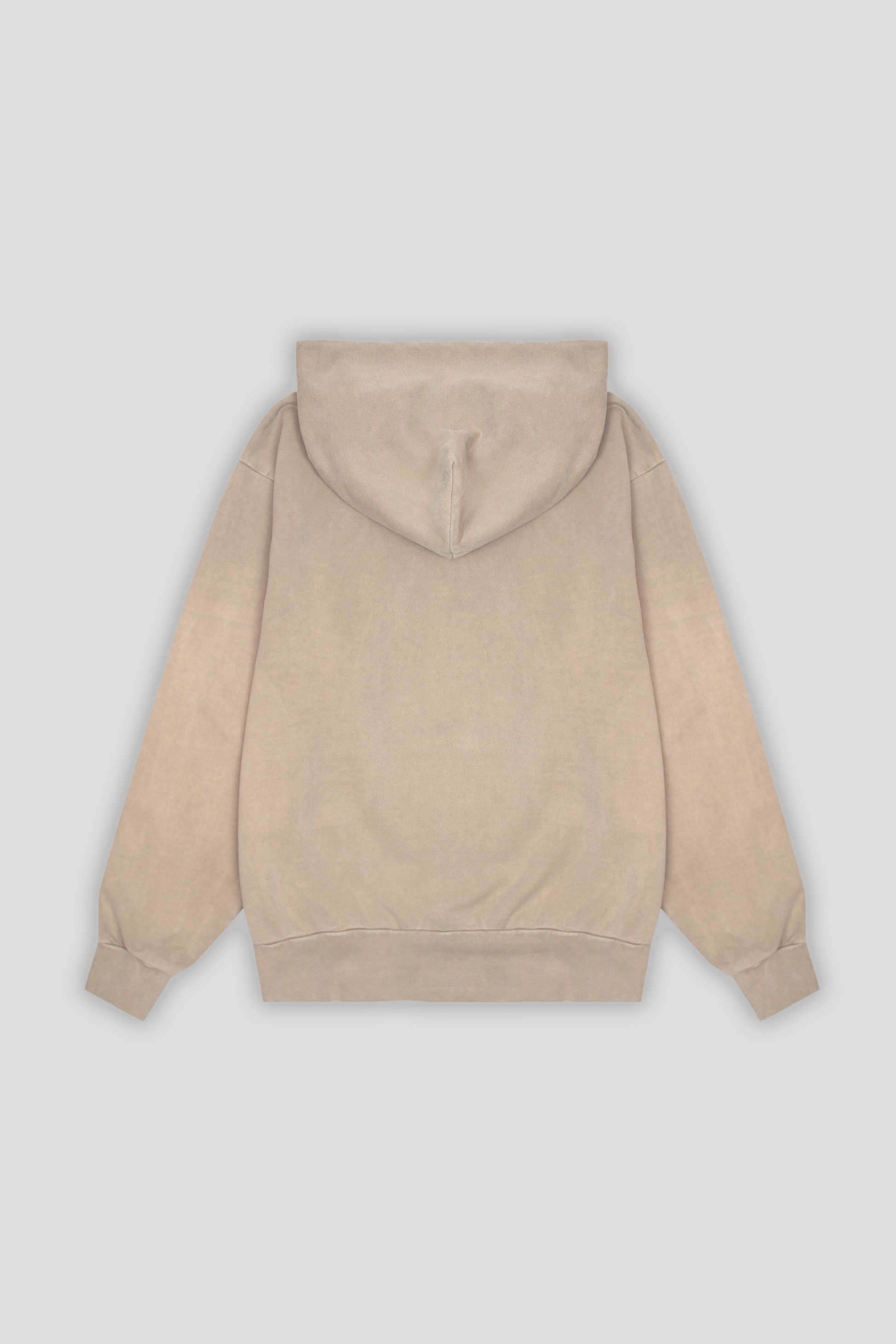 Washed Pullover Hoodie Sand 1254 - SIMPLUSH