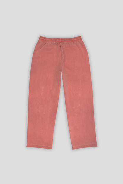 Washed Straight Leg Jogger Rust 1104 - SIMPLUSH