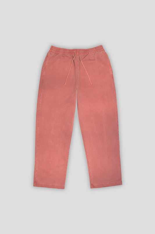 Washed Straight Leg Jogger Rust 1104 - SIMPLUSH