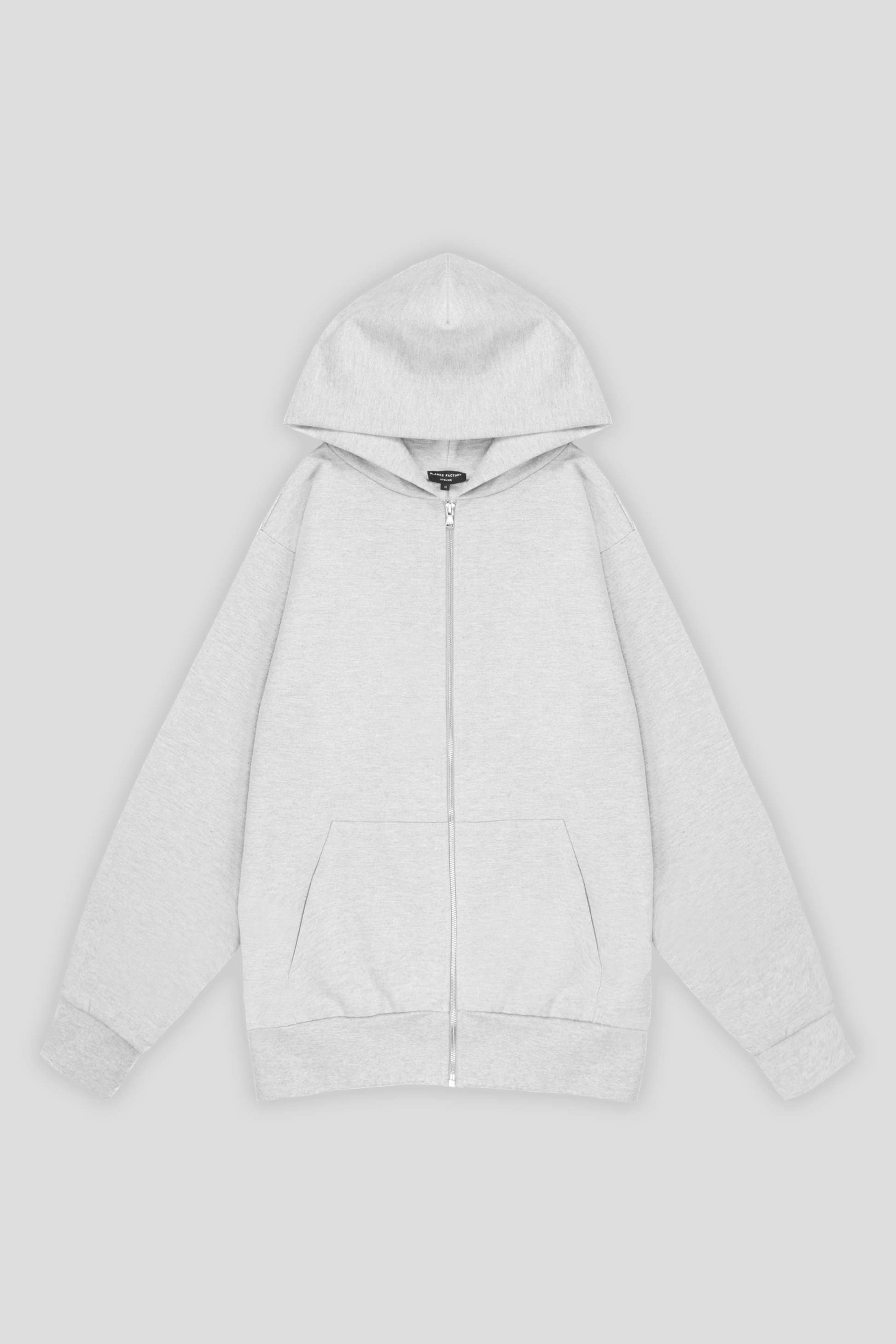 Zip Hoodie Grey 1008 - SIMPLUSH