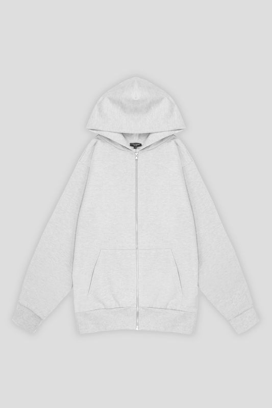 Zip Hoodie Grey 1008 - SIMPLUSH