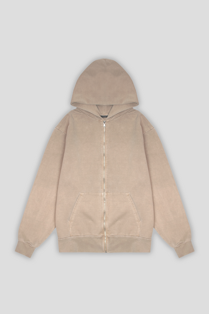 Zip Hoodie Sand 1005 - SIMPLUSH