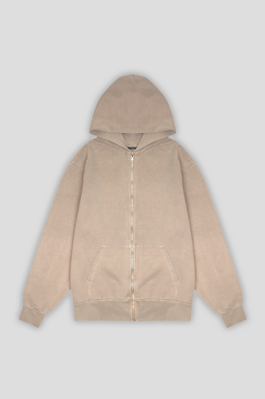 Zip Hoodie Sand 1005 - SIMPLUSH