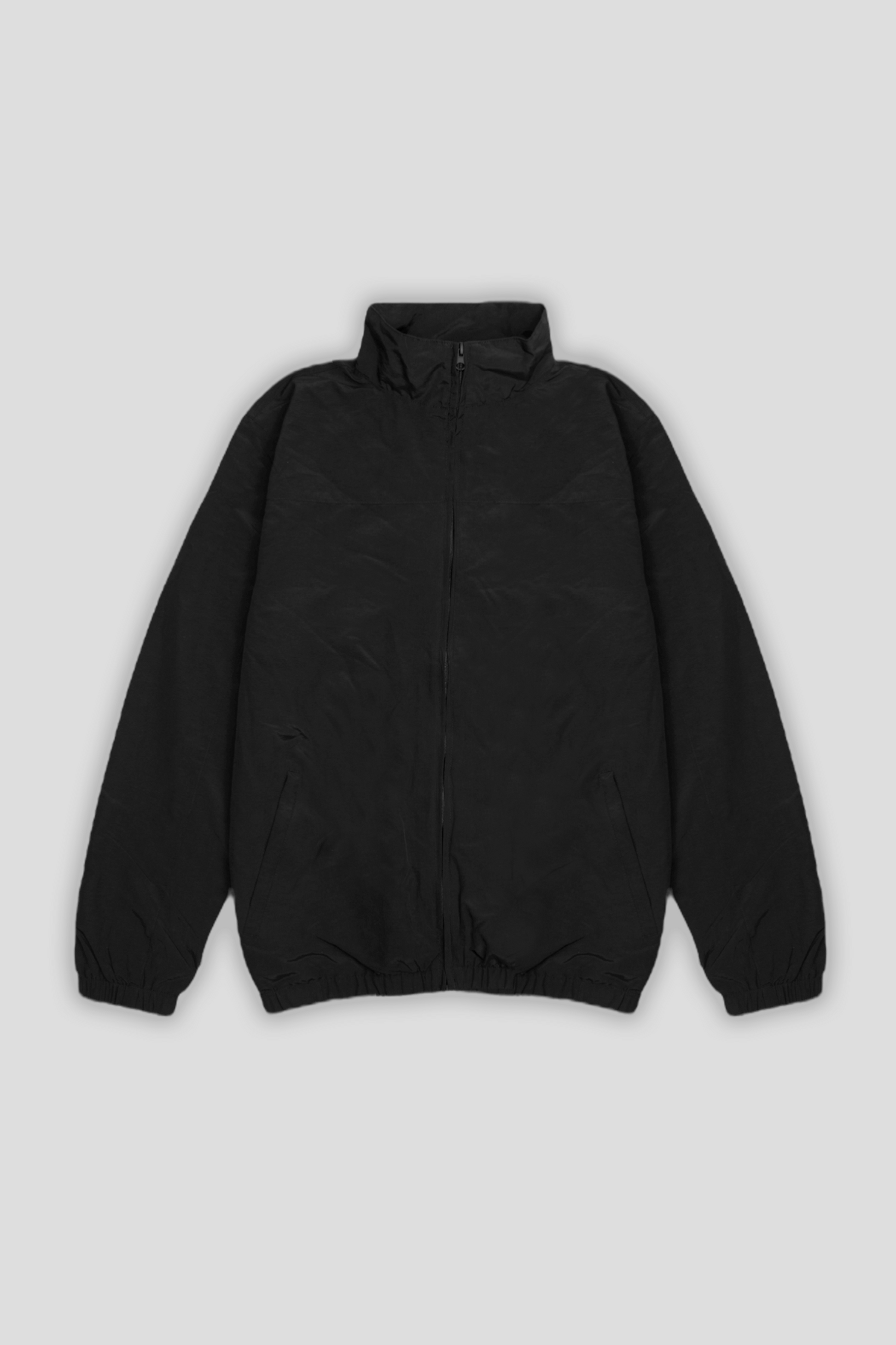 Nylon Tracksuit Top Black 1651 - SIMPLUSH