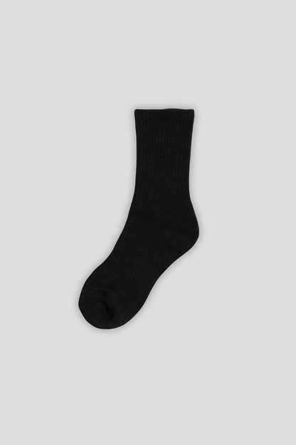 Crew Socks Black 1552 - SIMPLUSH