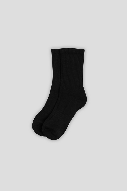 Crew Socks Black 1552 - SIMPLUSH