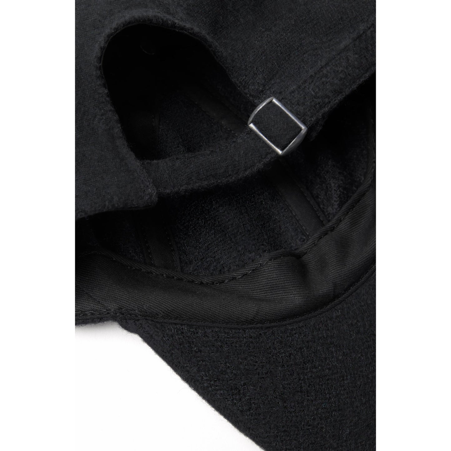 Black Flannel Cap 1457 - SIMPLUSH