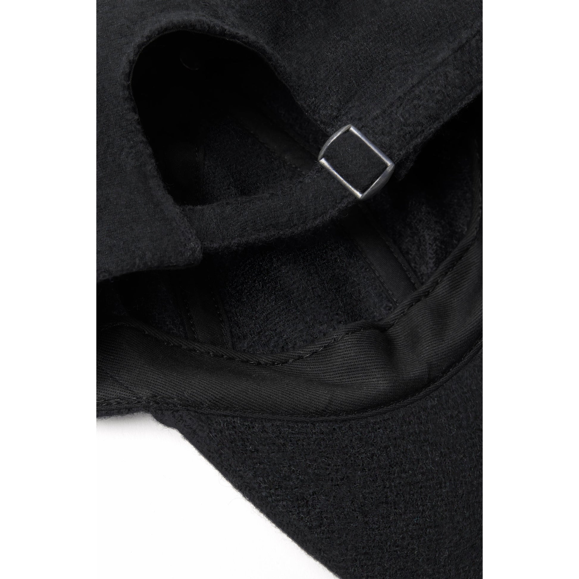 Black Flannel Cap 1457 - SIMPLUSH