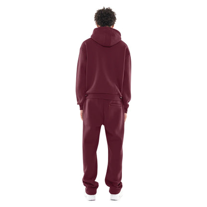 OPEN LEG JOGGER BLACK CHERRY