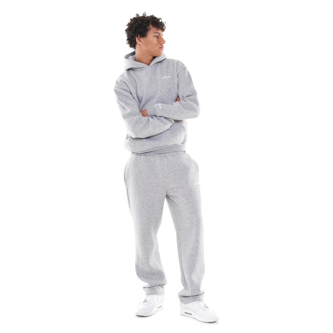 OPEN LEG JOGGER GREY MELANGE