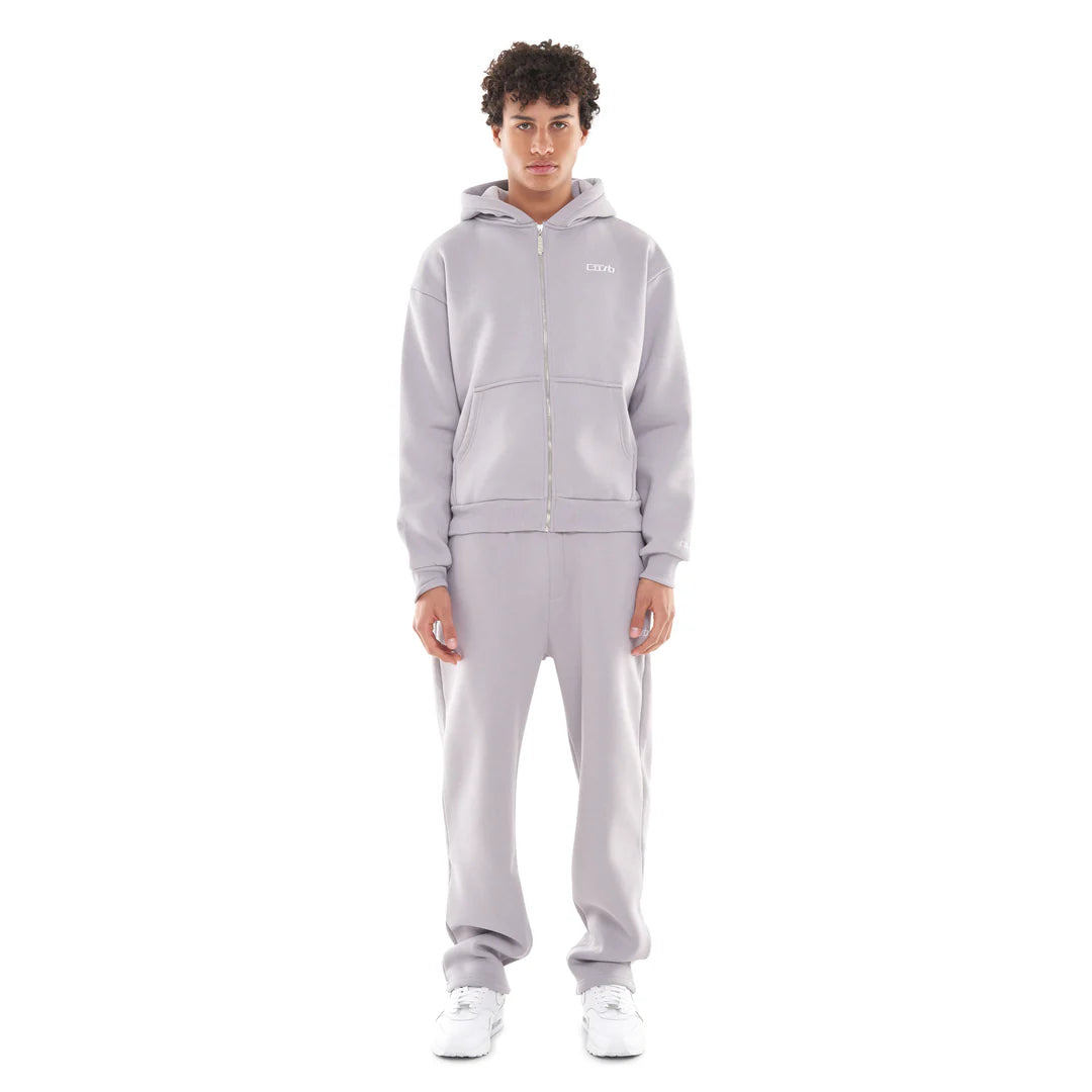 SWEATSUIT (ZIP-UP) SILVER GREY