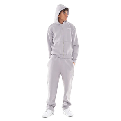 SWEATSUIT (ZIP-UP) SILVER GREY