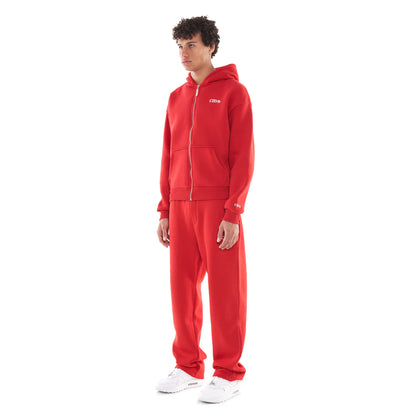 SWEATSUIT (ZIP-UP) RED