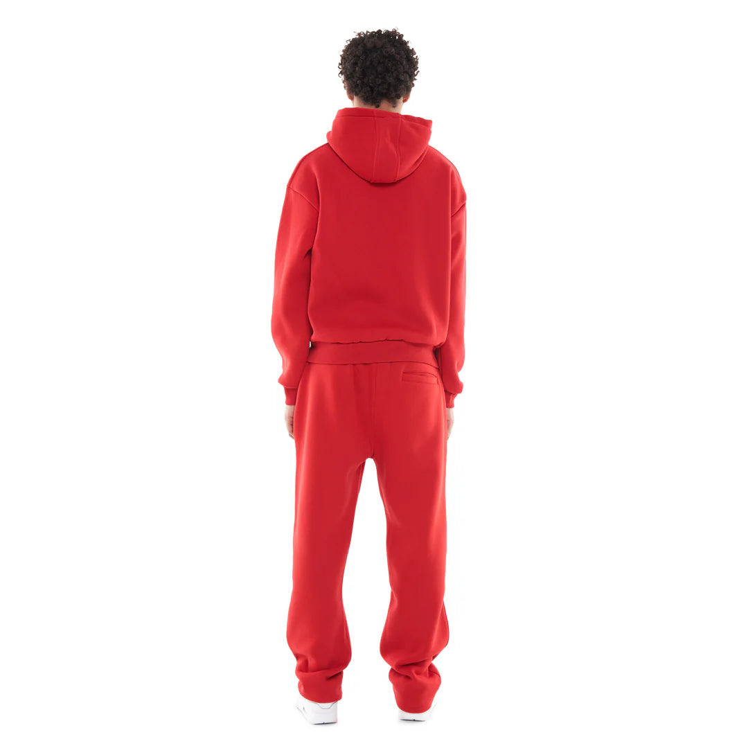 OPEN LEG JOGGER RED