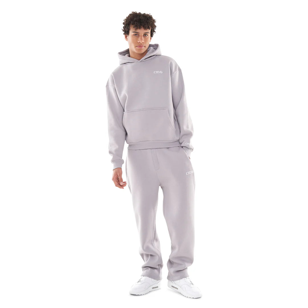 OPEN LEG JOGGER SILVER GREY