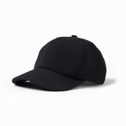 Black Flannel Cap 1457 - SIMPLUSH