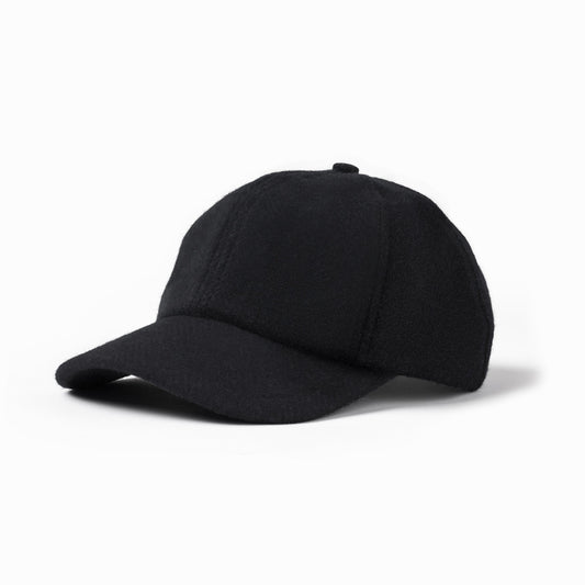 Black Flannel Cap 1457 - SIMPLUSH