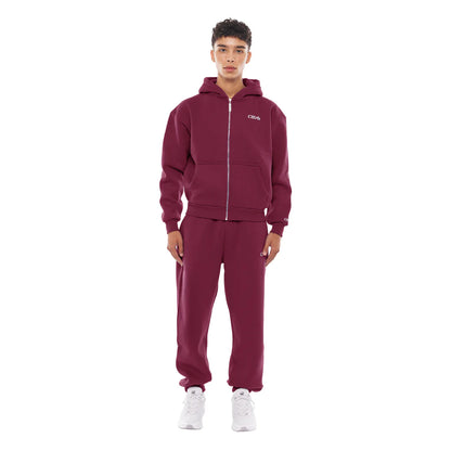 CUFFED JOGGER RICH RED