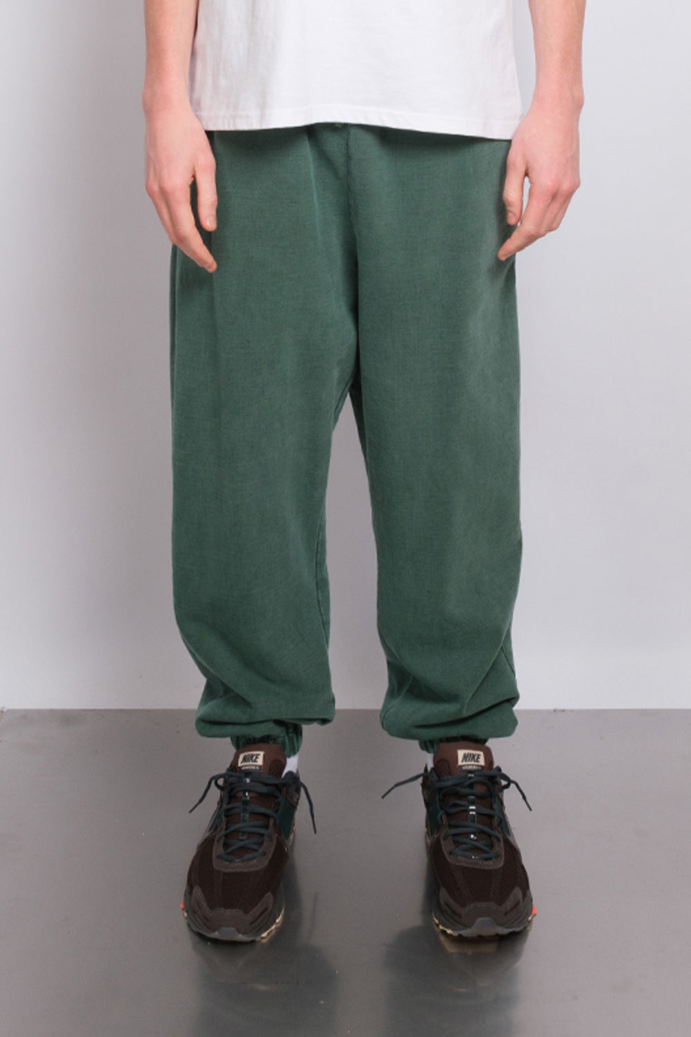 Washed Elasticated Hem Jogger Forest 1206 - SIMPLUSH