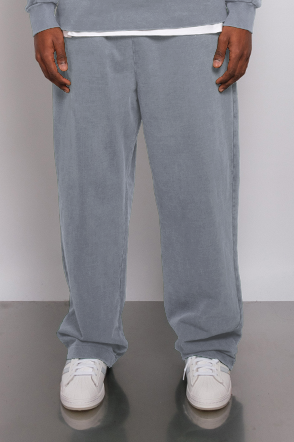 Washed Straight Leg Jogger Sand 1103 - SIMPLUSH