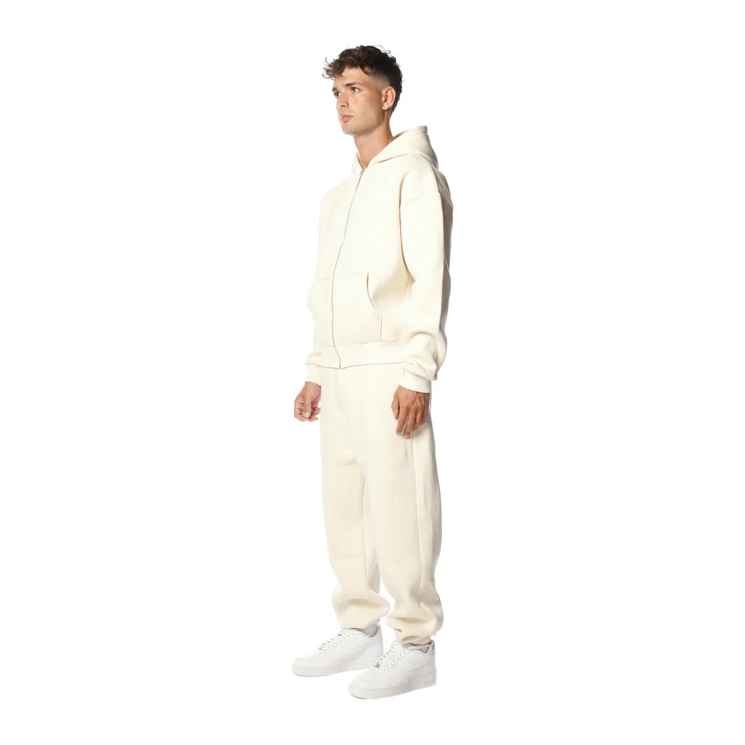 CUFFED JOGGER CREAM